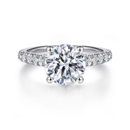 Luciole - Platinum Round Diamond Engagement Ring