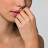 Straight Wedding Ring in 14k Yellow Gold with Round Natural Diamond at Gabriel & Co.