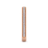 Straight Wedding Ring in 14k Rose Gold with Round Natural Diamond at Gabriel & Co.