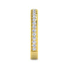 Straight Wedding Ring in 14k Yellow Gold with Round Natural Diamond at Gabriel & Co.