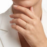 Straight Wedding Ring in 14k Yellow Gold with Round Natural Diamond at Gabriel & Co.