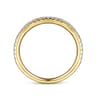 Straight Wedding Ring in 14k Yellow Gold with Round Natural Diamond at Gabriel & Co.