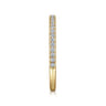 Straight Wedding Ring in 14k Yellow Gold with Round Natural Diamond at Gabriel & Co.