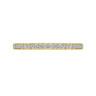 Straight Wedding Ring in 14k Yellow Gold with Round Natural Diamond at Gabriel & Co.