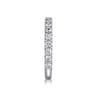 Straight Wedding Ring in Platinum with Round Natural Diamond at Gabriel & Co.