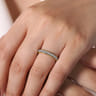 Fancy Wedding Ring in 14k Yellow/white Gold with Round Natural Diamond at Gabriel & Co.