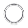 Matteo - 14K White Gold 6mm - Men's Wedding Band in Sand Blast Finish