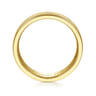 Matteo - 14K Yellow Gold 6mm - Men's Wedding Band in Sand Blast Finish