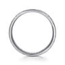 Matthew - 14K White Gold 6mm - Men's Wedding Band in Horizontal Brush Finish