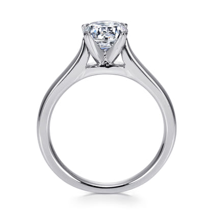 McKinley - 14K White Gold Round Diamond Engagement Ring