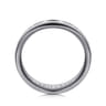 Mens Alternative 6mm Beveled Tantalum and 14K White Gold Band