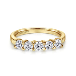Messina - 14K Yellow Gold Diamond Anniversary Band