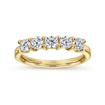 Messina - 14K Yellow Gold Diamond Anniversary Band