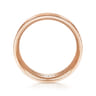 Michael - 14K Rose Gold 7mm - Men's Wedding Band in Satin Finish