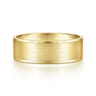 Michael - 14K Yellow Gold 7mm - Men's Wedding Band in Satin Finish