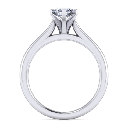 Michelle - 14K White Gold Marquise Shape Diamond Engagement Ring