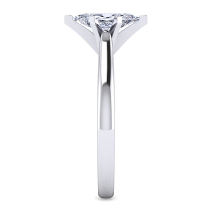 Michelle - 14K White Gold Marquise Shape Diamond Engagement Ring