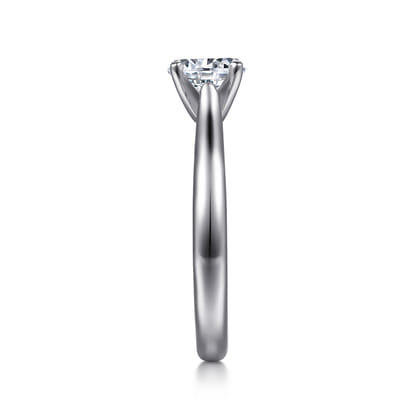 Michelle - 14K White Gold Round Diamond Engagement Ring