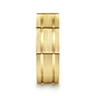 Milo - 14K Yellow Gold 8mm Mens Wedding Band in Satin Finish