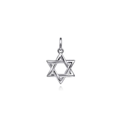 Mini Star of David Pendant 925 Sterling Silver