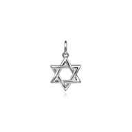 Mini Star of David Pendant 925 Sterling Silver