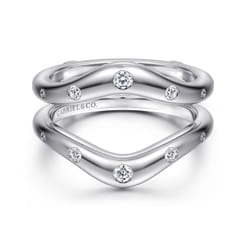 Miralyn - 14K White Gold Diamond Ring Enhancer