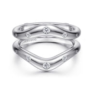 Miralyn - 14K White Gold Diamond Ring Enhancer