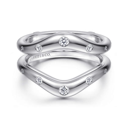 Miralyn - 14K White Gold Diamond Ring Enhancer