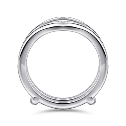 Miralyn - 14K White Gold Diamond Ring Enhancer