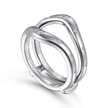 Miralyn - 14K White Gold Diamond Ring Enhancer