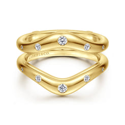 Miralyn - 14K Yellow Gold Diamond Ring Enhancer