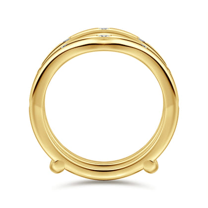Miralyn - 14K Yellow Gold Diamond Ring Enhancer