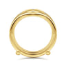 Enhancer Wedding Ring in 14k Yellow Gold with Round Natural Diamond at Gabriel & Co.