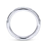 Eternity Band Wedding Ring in 14k White Gold with Round Natural Diamond at Gabriel & Co.