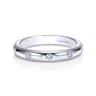 Eternity Band Wedding Ring in 14k White Gold with Round Natural Diamond at Gabriel & Co.
