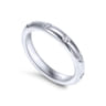 Eternity Band Wedding Ring in 14k White Gold with Round Natural Diamond at Gabriel & Co.