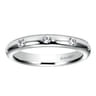 Eternity Band Wedding Ring in 14k White Gold with Round Natural Diamond at Gabriel & Co.