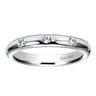 Eternity Band Wedding Ring in 14k White Gold with Round Natural Diamond at Gabriel & Co.
