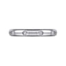 Eternity Band Wedding Ring in 14k White Gold with Round Natural Diamond at Gabriel & Co.