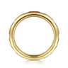 Eternity Band Wedding Ring in 14k Yellow Gold with Round Natural Diamond at Gabriel & Co.