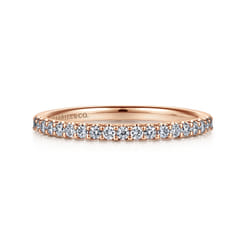 Montreal - 14K Rose Gold Diamond Anniversary Band