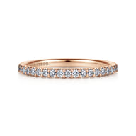 Montreal - 14K Rose Gold Diamond Anniversary Band