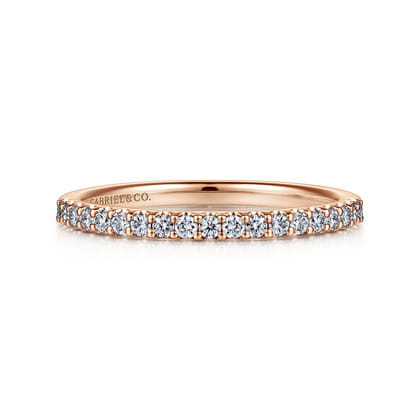 Montreal - 14K Rose Gold Diamond Anniversary Band