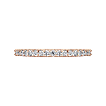 Montreal - 14K Rose Gold Diamond Anniversary Band