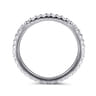 Eternity Band Wedding Ring in 14k White Gold with Round Natural Diamond at Gabriel & Co.