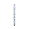 Eternity Band Wedding Ring in 14k White Gold with Round Natural Diamond at Gabriel & Co.
