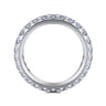 Eternity Band Wedding Ring in 14k White Gold with Round Natural Diamond at Gabriel & Co.