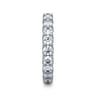 Eternity Band Wedding Ring in 14k White Gold with Round Natural Diamond at Gabriel & Co.