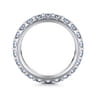 Eternity Band Wedding Ring in 14k White Gold with Round Natural Diamond at Gabriel & Co.