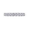 Eternity Band Wedding Ring in 14k White Gold with Round Natural Diamond at Gabriel & Co.